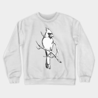 Northern Cardinal - Drawing Gift for Cardinal Lovers Crewneck Sweatshirt